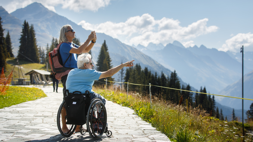 Accessible holidays in the Swiss Alps of Davos Klosters.